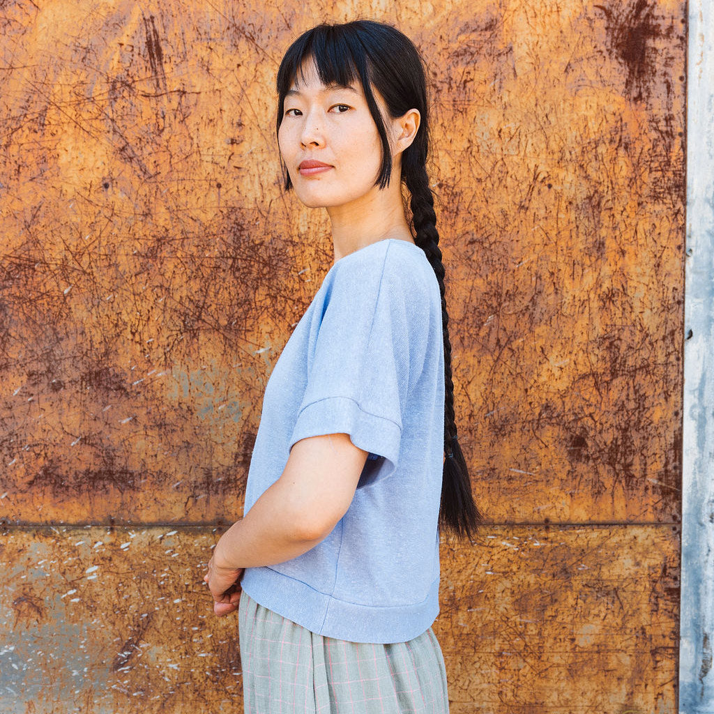 Women's Hemp Pieces Tee - 100% Hemp - Lilac (SS2425) *Retired colour