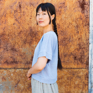 Women's Hemp Pieces Tee - 100% Hemp - Lilac