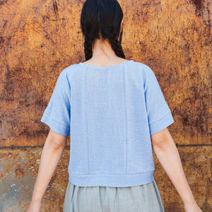 Women's Hemp Pieces Tee - 100% Hemp - Lilac