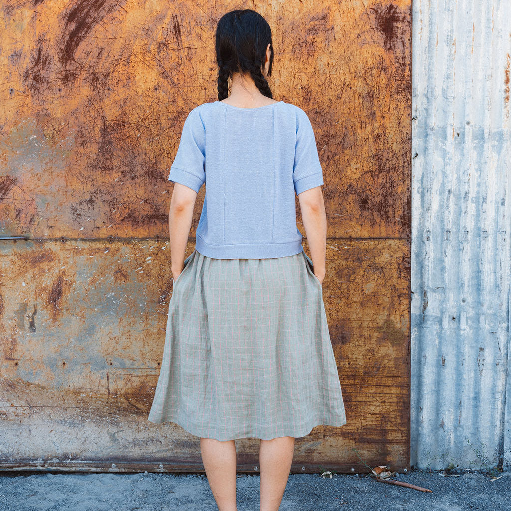 Women's Hemp Pieces Tee - 100% Hemp - Lilac (SS2425) *Retired colour