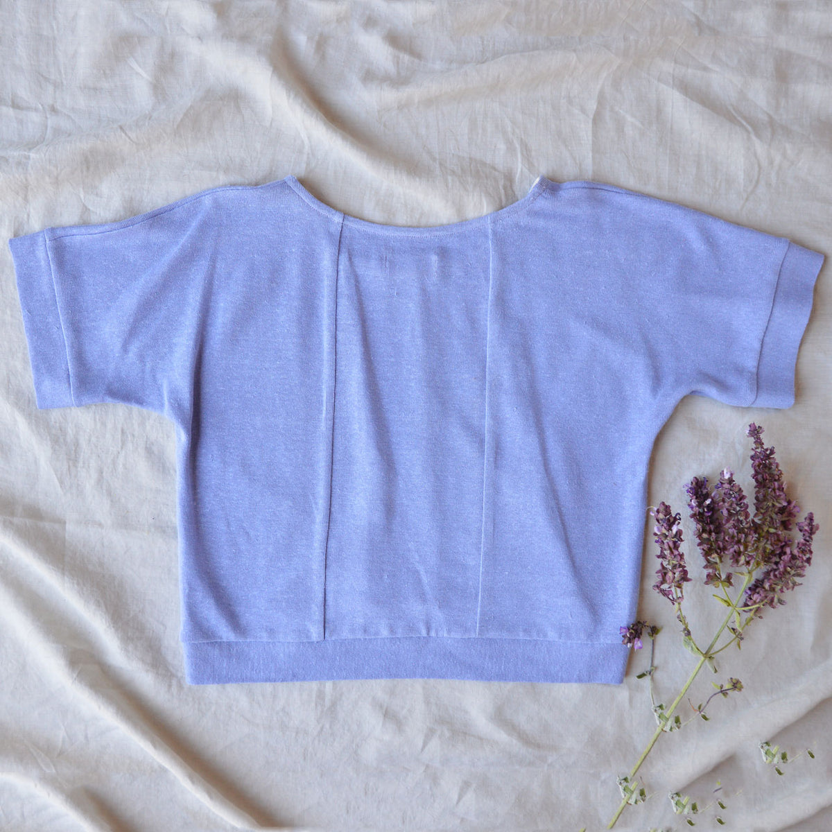Women's Hemp Pieces Tee - 100% Hemp - Lilac (SS2425) *Retired colour