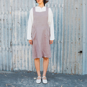 Mamiko Apron Dress - 100% Linen - Mellea