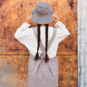 Mamiko Apron Dress - 100% Linen - Mellea
