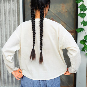 Women's Garden Shirt in Organic Cotton Crepe