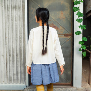 Women's Garden Shirt in Organic Cotton Crepe