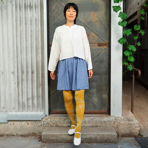Women's Garden Shirt in Organic Cotton Crepe