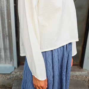 Women's Garden Shirt in Organic Cotton Crepe