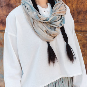 Women's Garden Shirt in Organic Cotton Crepe