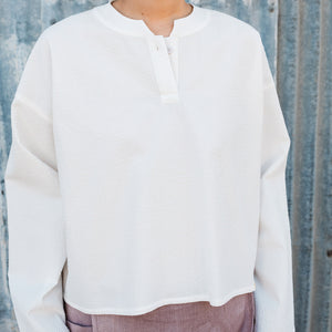 Women's Garden Shirt in Organic Seersucker