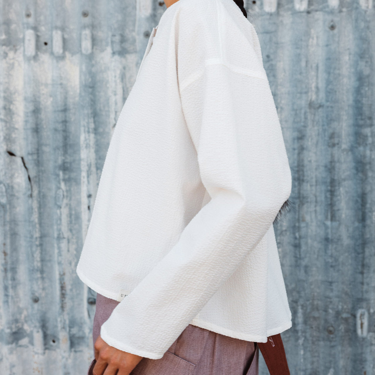 Women's Garden Shirt in Organic Seersucker