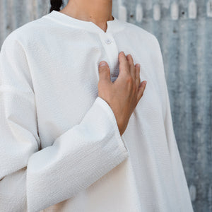 Women's Garden Shirt in Organic Seersucker