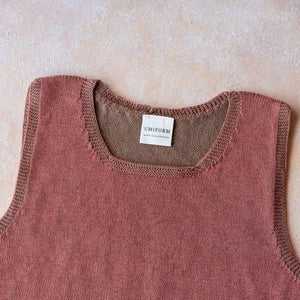Clara Singlet - Organic Cotton/Merino Knit