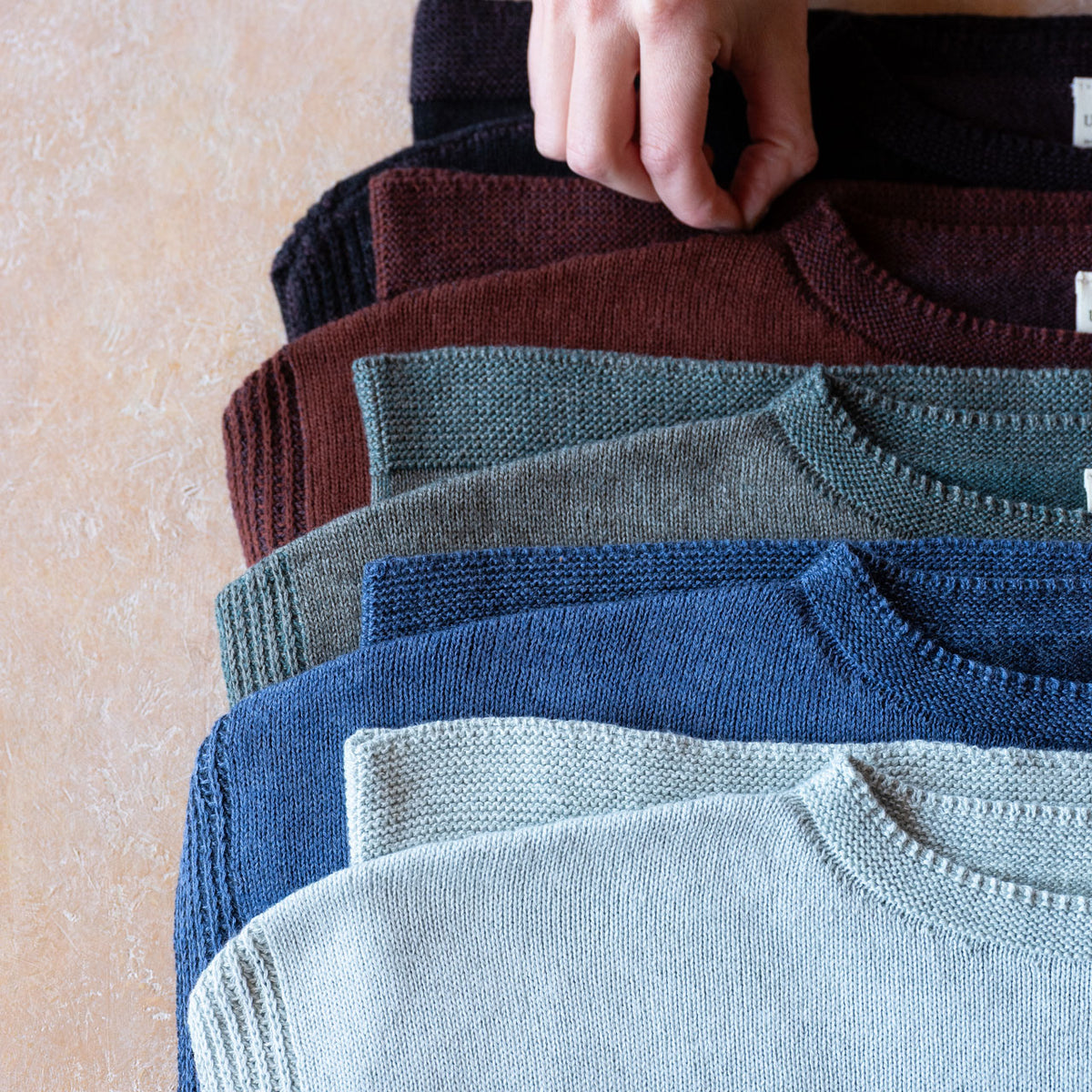 Sol Tee - Organic Cotton/Linen/Merino Knit