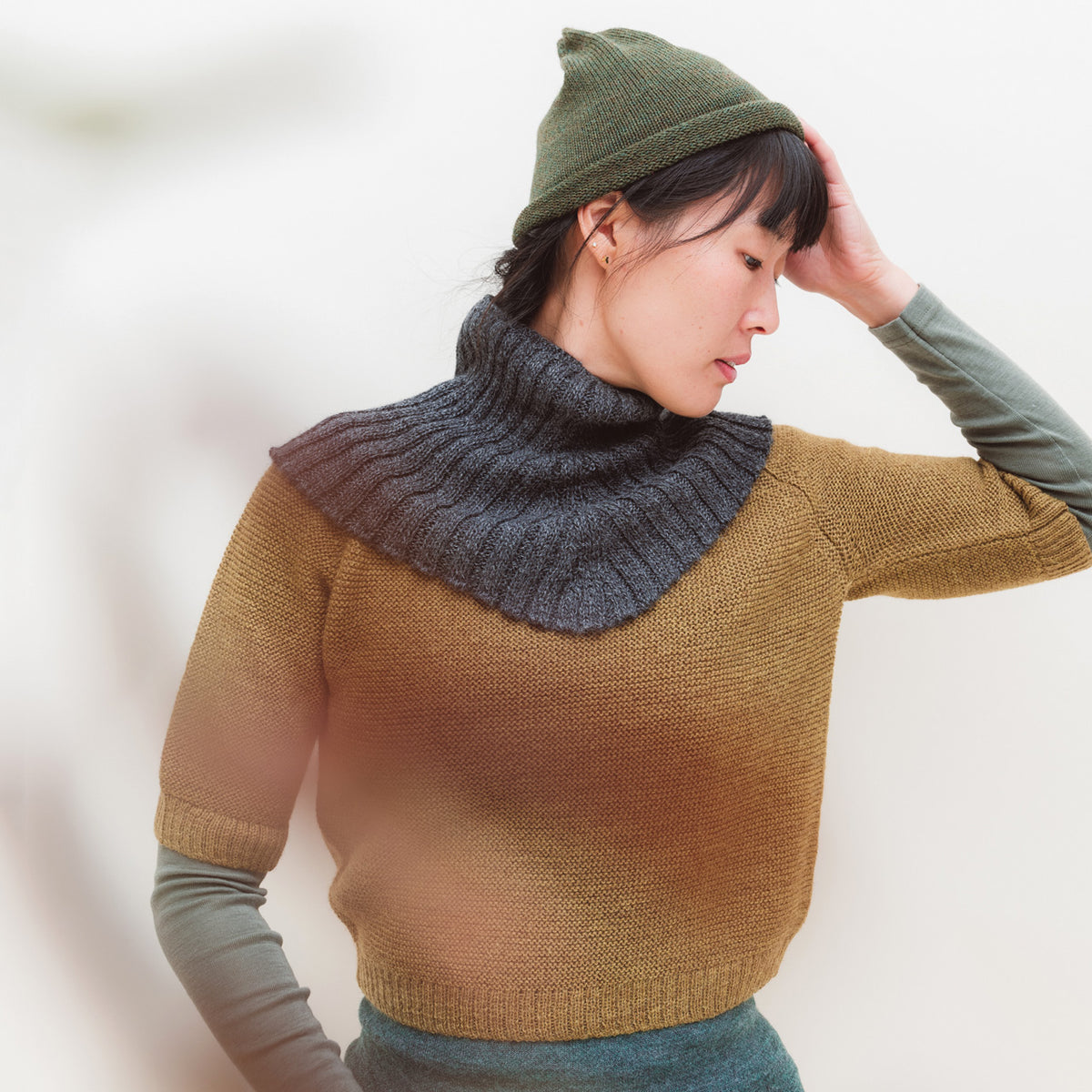 Women's Lise Half Sleeve Sweater - 100% Baby Alpaca - Pistachio (S-L) *Returning 2026