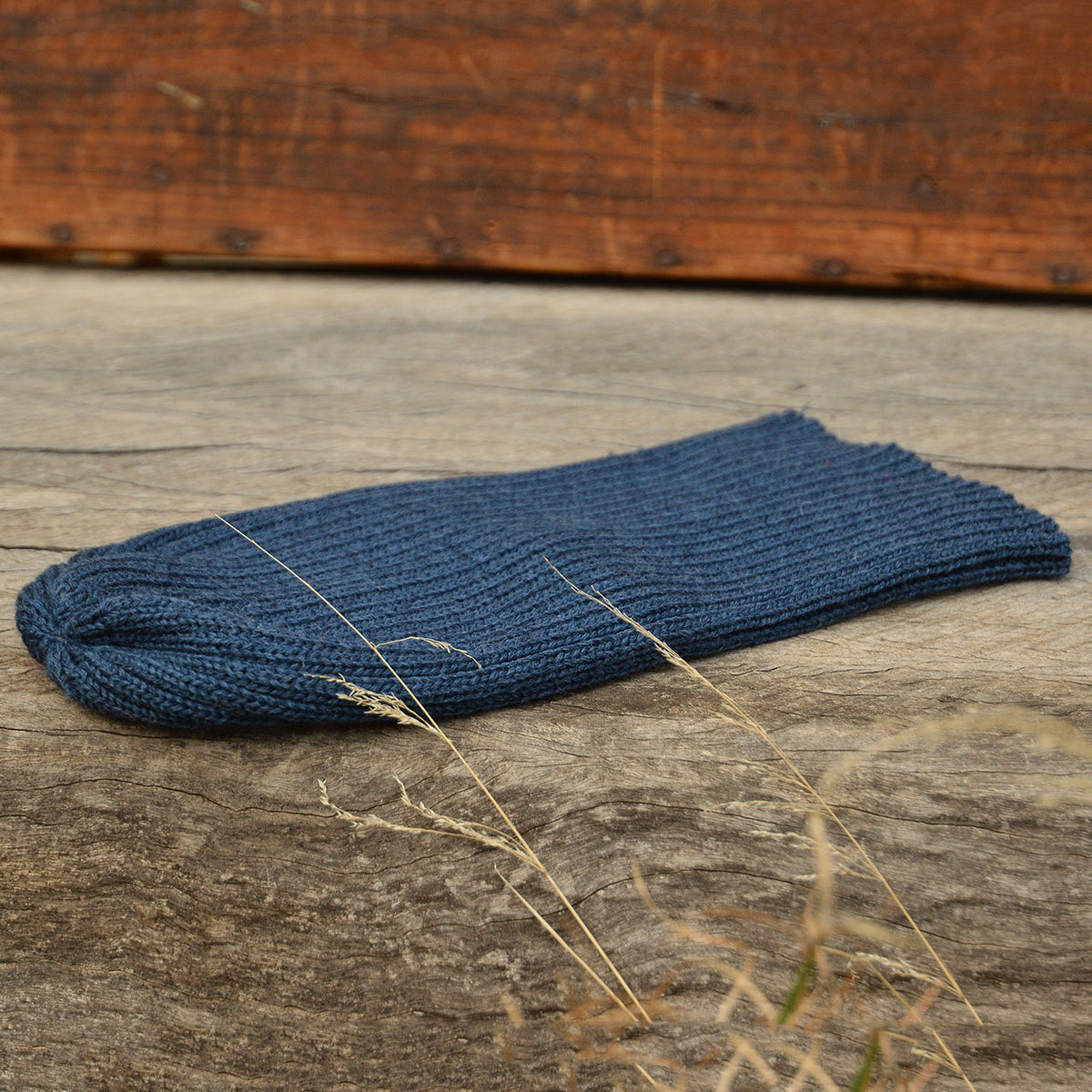 Fisherman's Jersey Beanie in 100% Natural Indigo Dyed Wool *Last One!