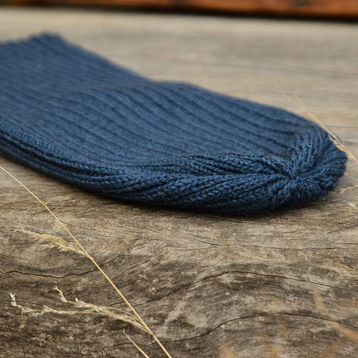 Fisherman's Jersey Beanie in 100% Natural Indigo Dyed Wool *Last One!