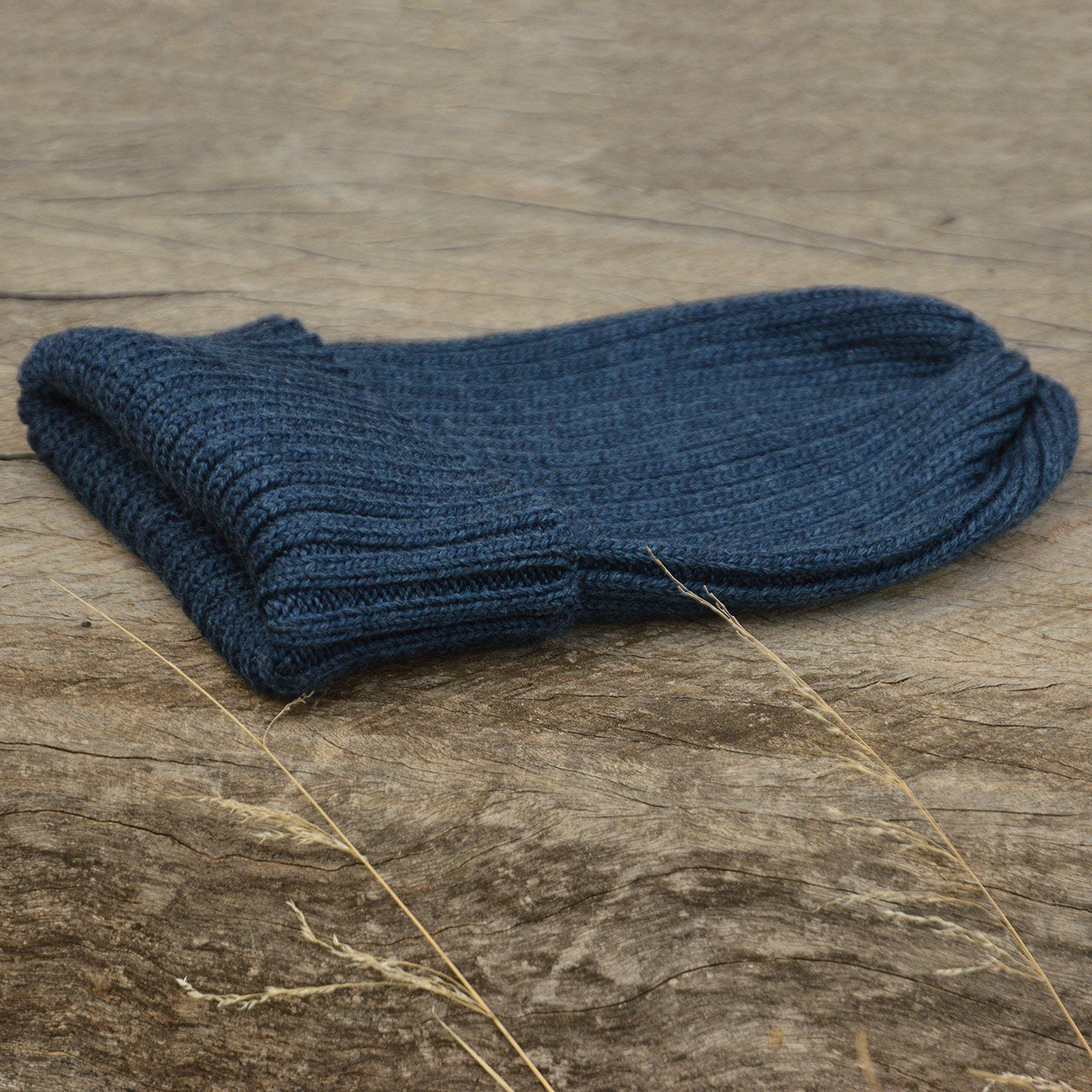 Fisherman's Jersey Beanie in 100% Natural Indigo Dyed Wool