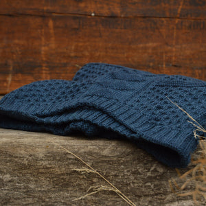 Unisex Fisherman's Gansey - Organic Indigo Dyed (S-XL)