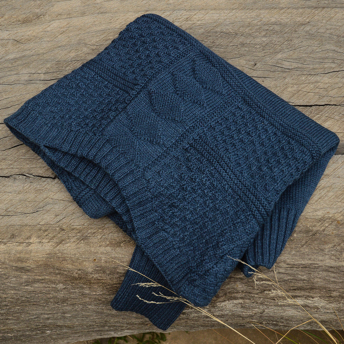 Unisex Fisherman's Gansey - Organic Indigo Dyed (S-XL)