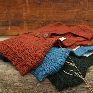 Women's Rico Vest - 100% Baby Alpaca - Rust Melange (S-L)