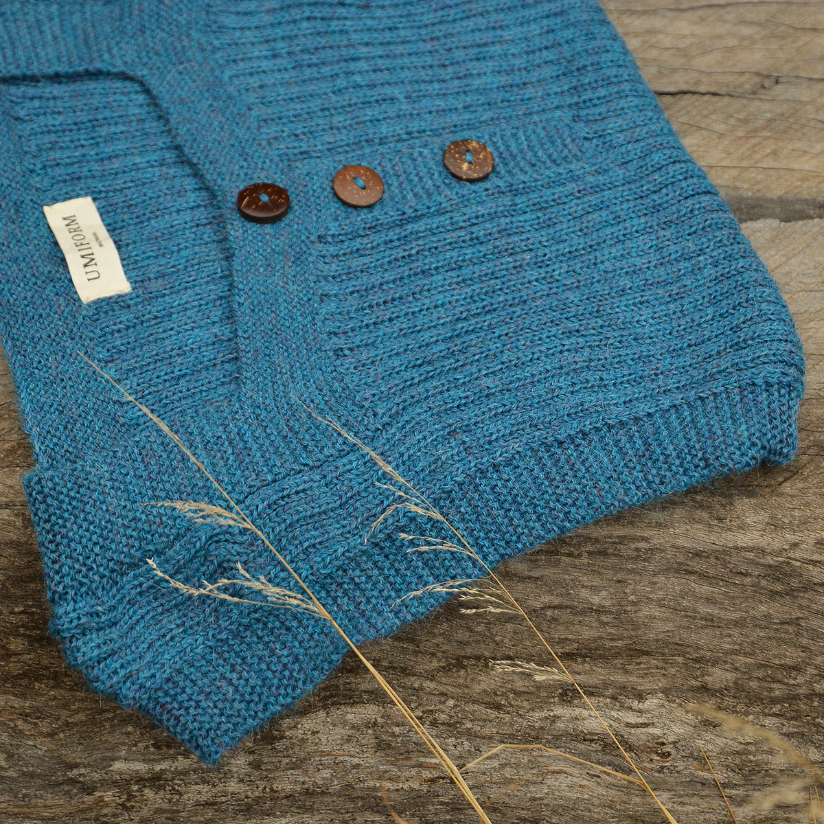 Women's Rico Vest - 100% Baby Alpaca - Light Peacock (S-L)