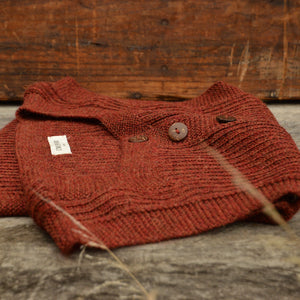 Women's Rico Vest - 100% Baby Alpaca - Rust Melange (S-L)