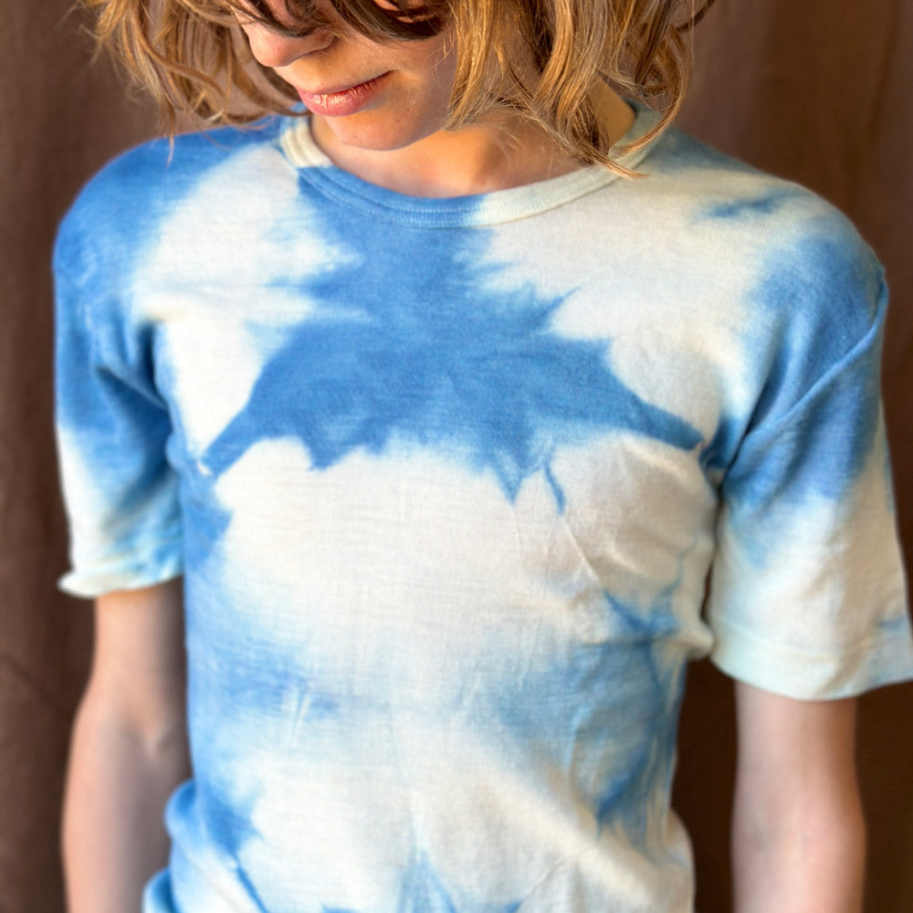Child's Plant Dyed T-Shirt in Organic Cotton/Merino/Silk (2-12y)