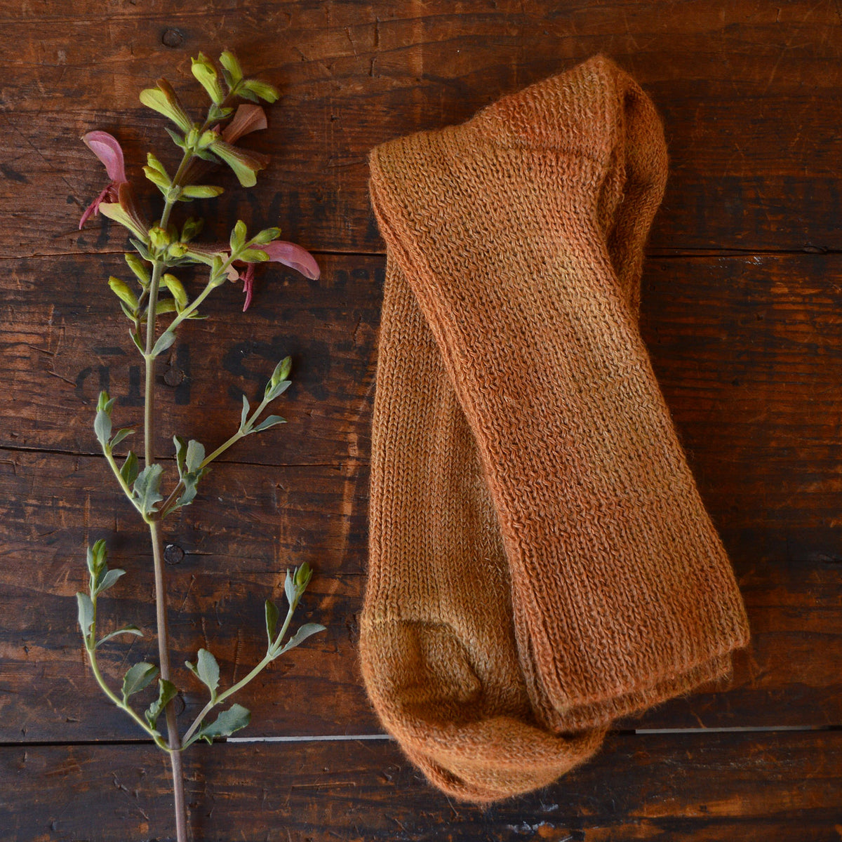 Plant Dyed Organic Wool/Silk Socks (36-43) *Returning 2026