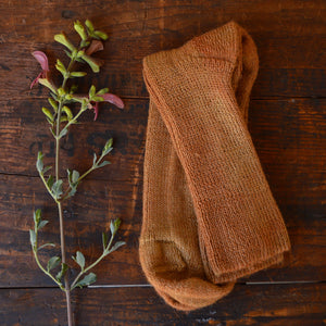 Plant Dyed Organic Wool/Silk Socks (36-43)
