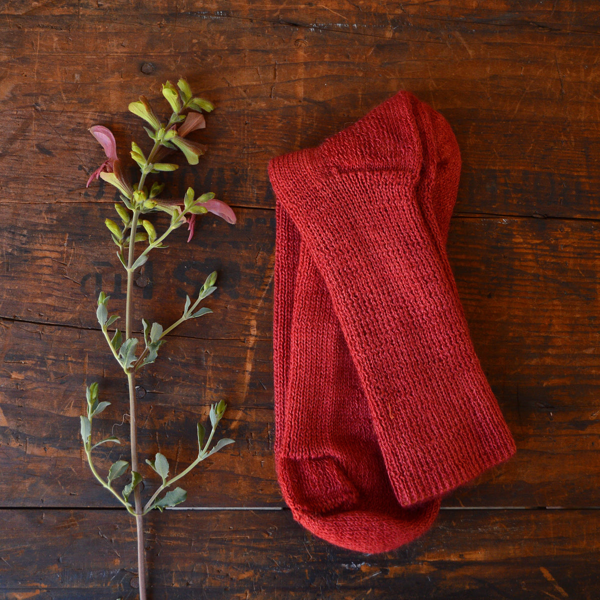 Plant Dyed Organic Wool/Silk Socks (36-43) *Returning 2026