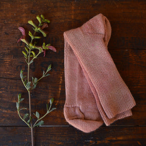 Plant Dyed Organic Wool/Silk Socks (36-43)