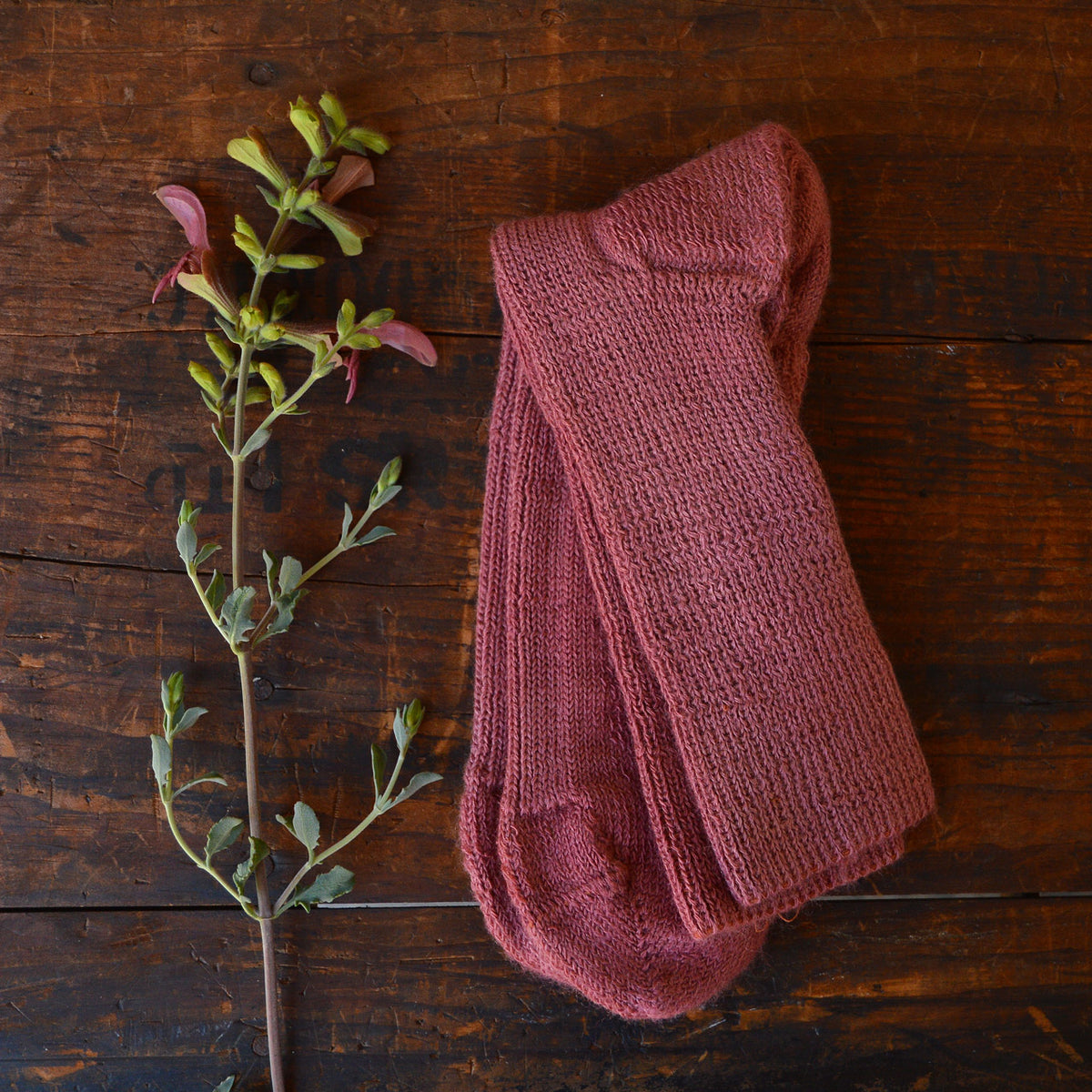 Plant Dyed Organic Wool/Silk Socks (36-43) *Returning 2026