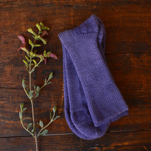 Plant Dyed Organic Wool/Silk Socks (36-43)