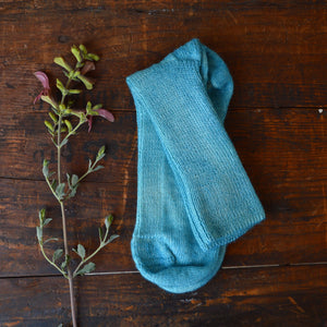 Plant Dyed Organic Wool/Silk Socks (36-43)
