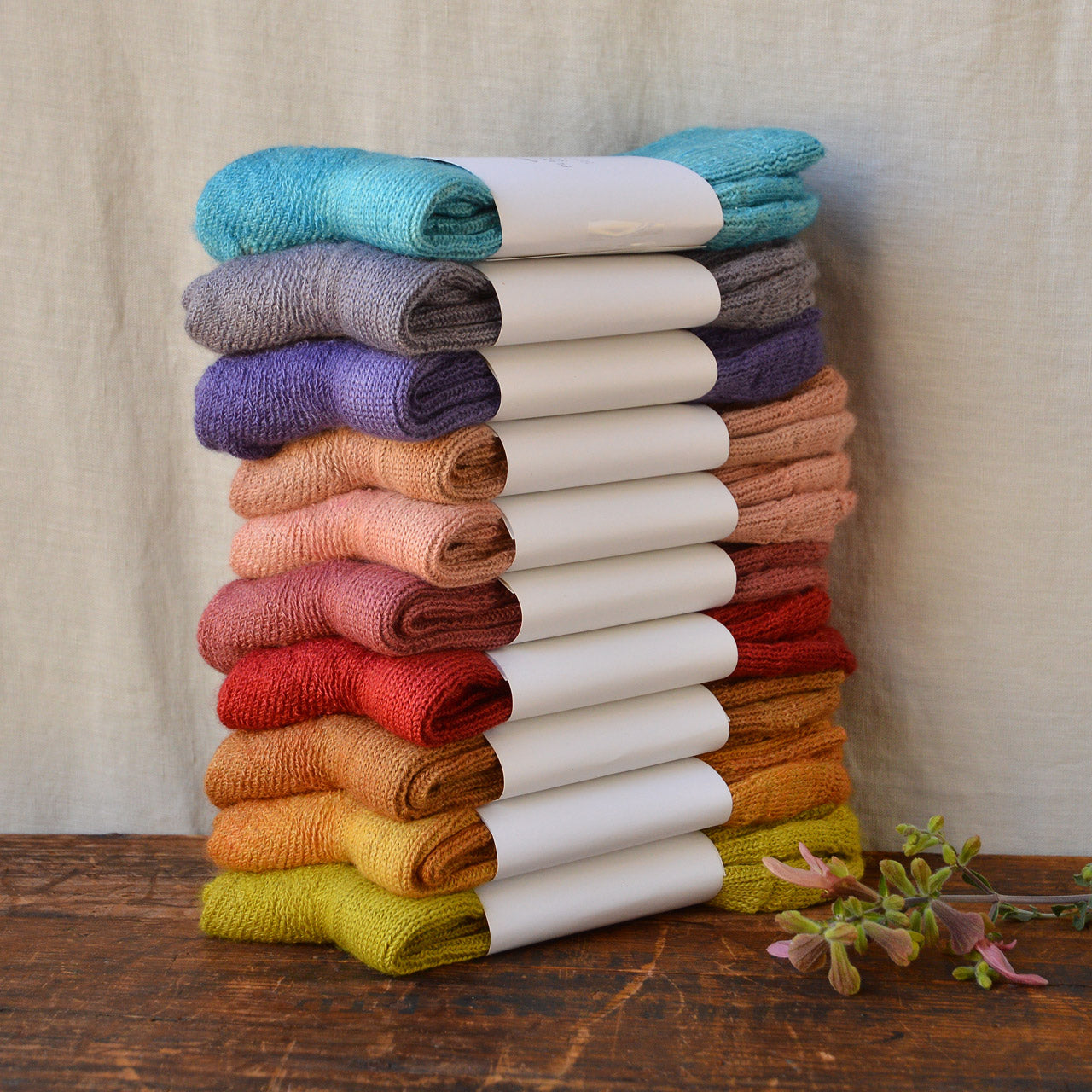 Plant Dyed Organic Wool/Silk Socks (36-43) *Returning 2026
