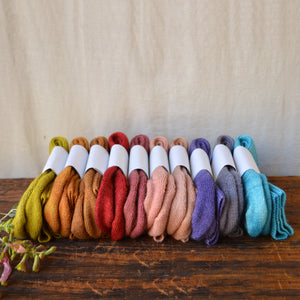 Plant Dyed Organic Wool/Silk Socks (36-43)