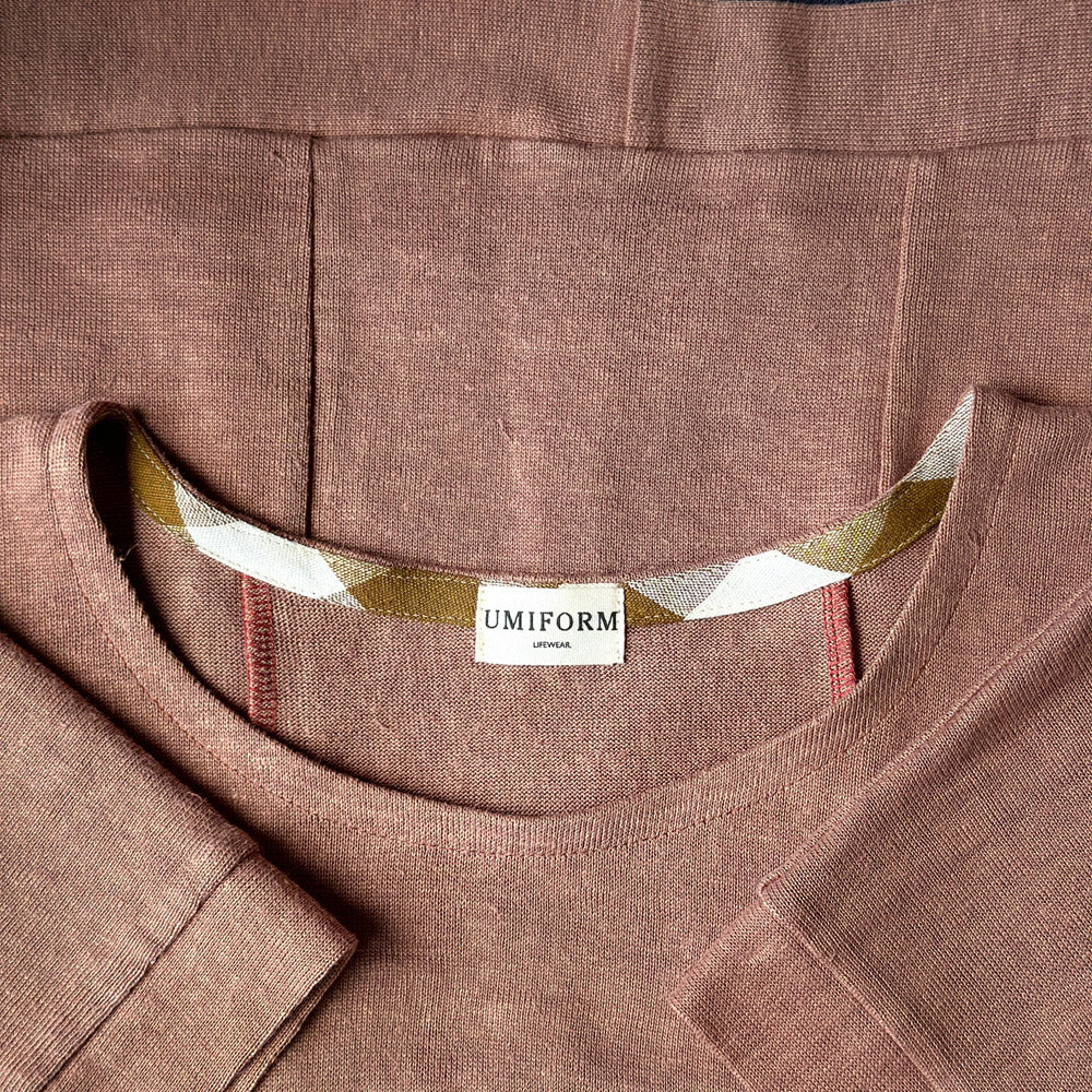 Women's Hemp Pieces Tee - 100% Hemp - Brown Rose (M-L) *Last ones