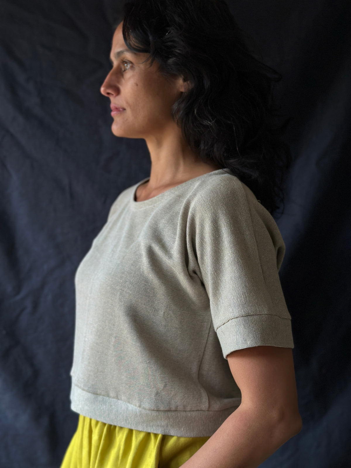 Women's Hemp Pieces Top - 100% Hemp - Natural Hemp *Returning soon