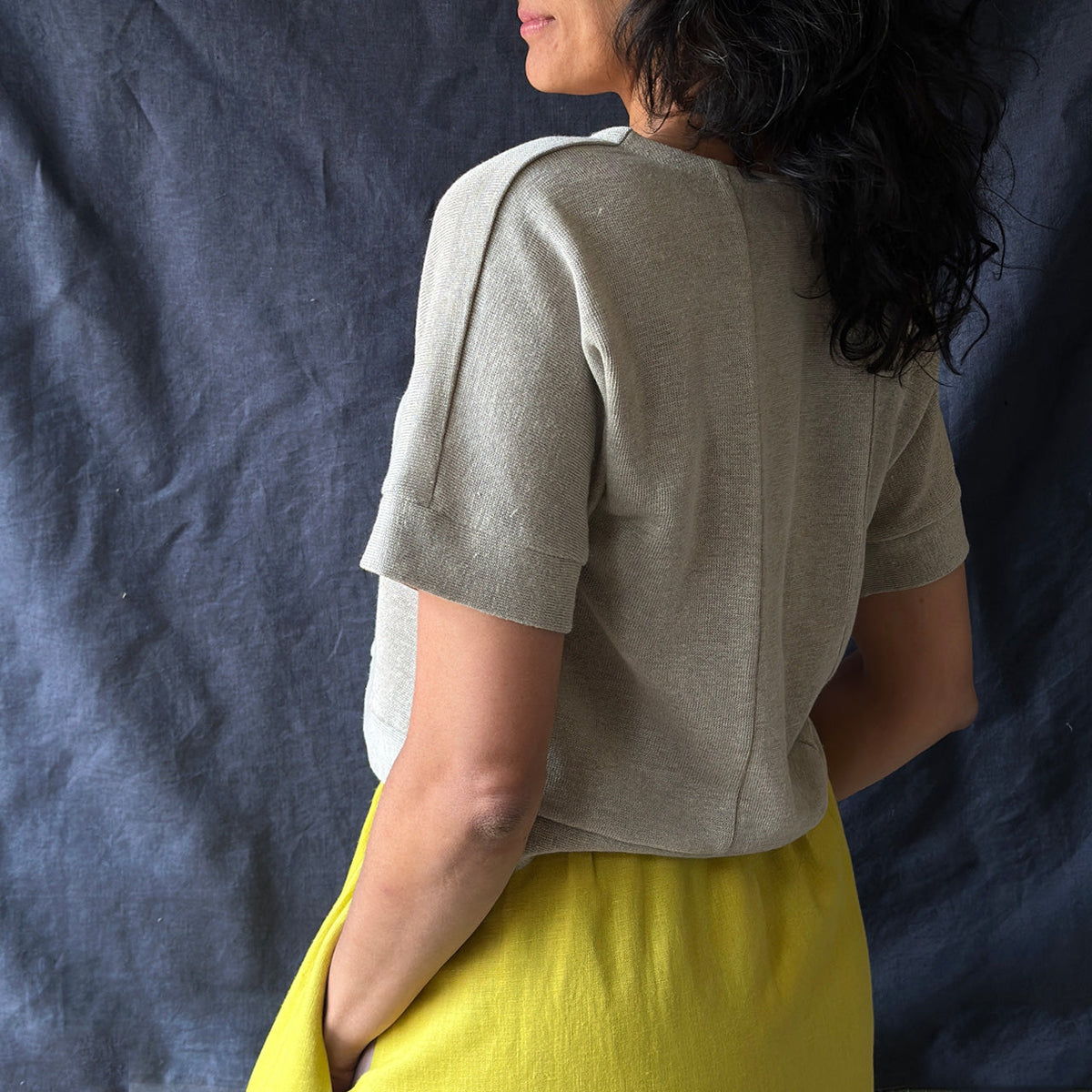 Women's Hemp Pieces Top - 100% Hemp - Natural Hemp *Returning soon