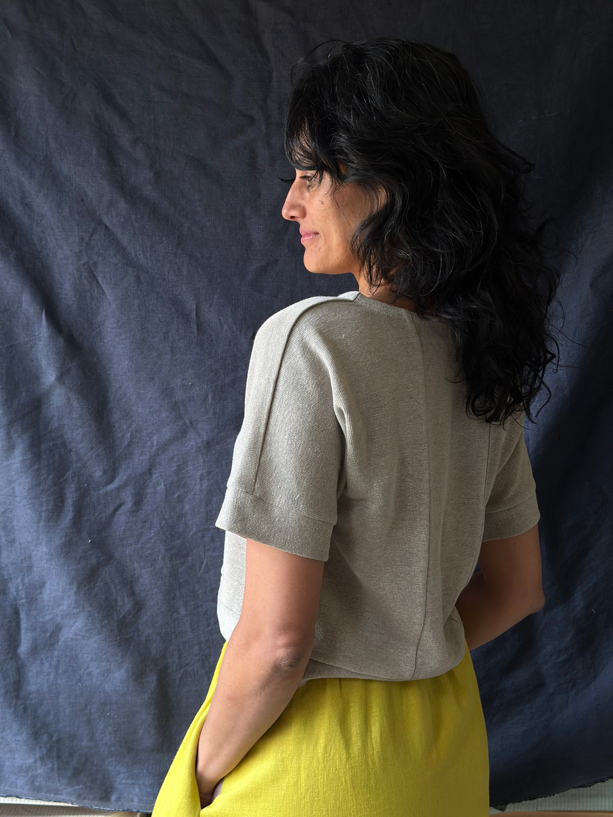 Women's Hemp Pieces Top - 100% Hemp - Natural Hemp *Returning soon