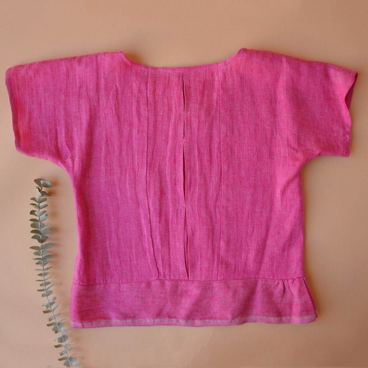 Pieces Top - 100% European Linen - Old Soul Pink Twill (Women S-L)