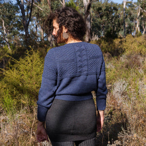 Unisex Fisherman's Gansey - AW25 Indigo Dyed (S-XL) *Coming Soon