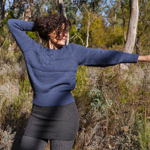 Unisex Fisherman's Gansey - AW25 Indigo Dyed (S-XL) *Coming Soon