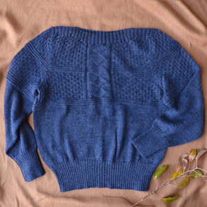 Unisex Fisherman's Gansey - AW25 Indigo Dyed (S-XL) *Coming Soon