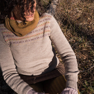 Women's Fairisle Vintage Yoke Sweater (AW23)