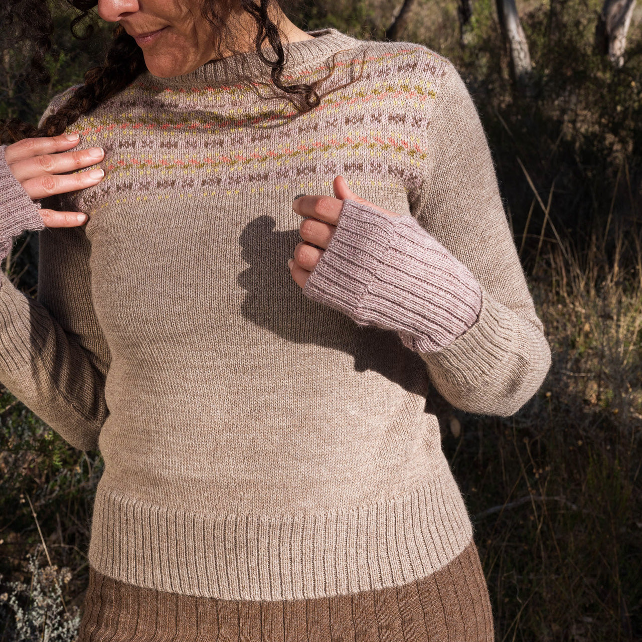 Women's Fairisle Vintage Yoke Sweater (AW23)