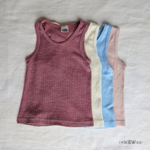 Kid's Vest Bundle 4 Pieces - Blossom (9-18m) *PRE-LOVED