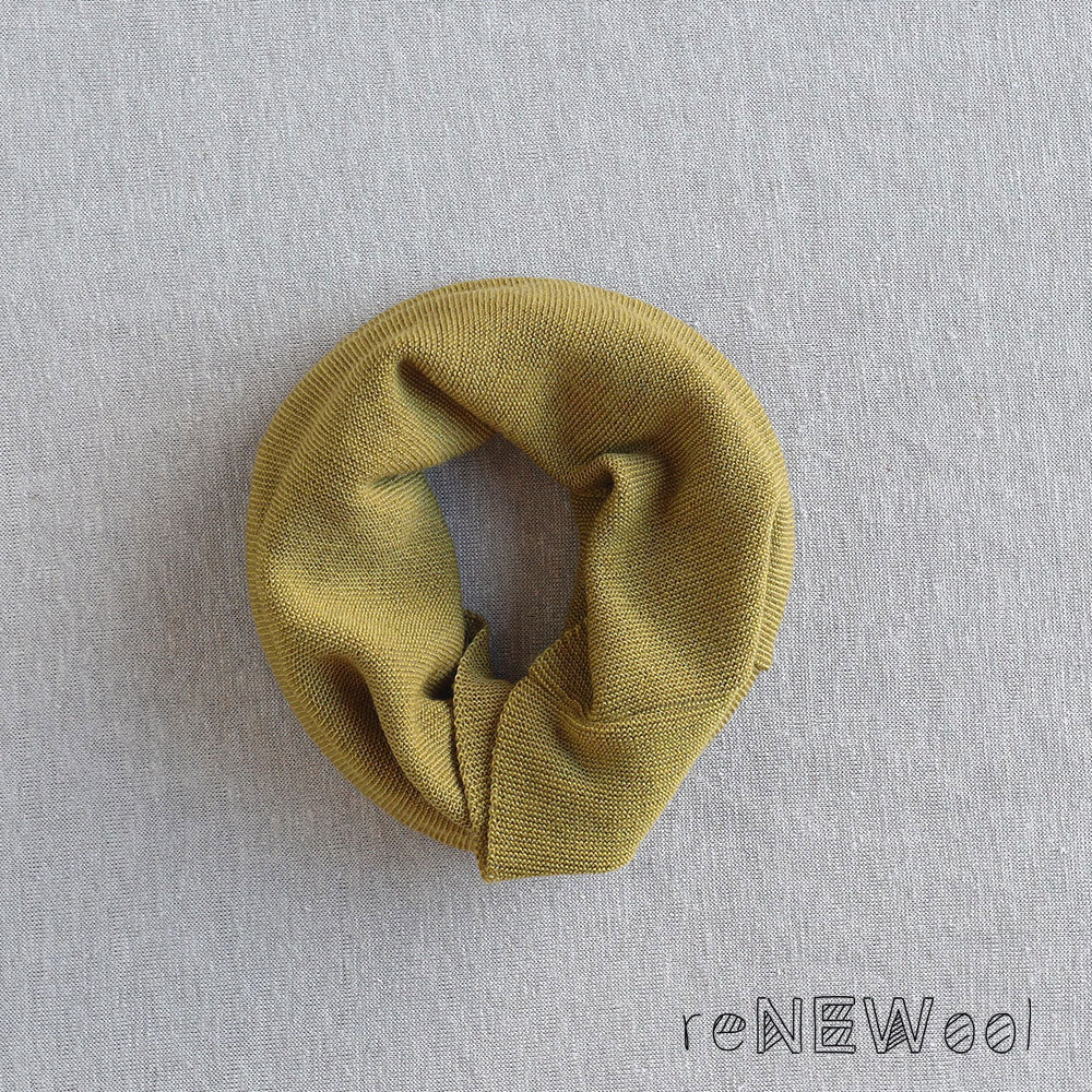 Tube Scarf in Organic Merino (Child-Adult) Curry *PRE-LOVED