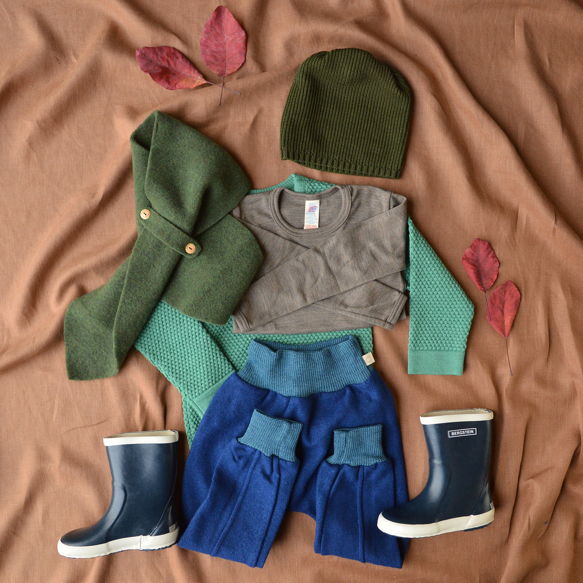 Crossover Scarf - 100% Organic Wool Fleece (Child-Adult) *Returning 2026