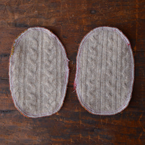 Recycled Wool Knee/Elbow Patches (1 pair)